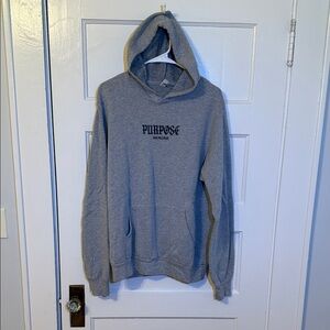 Bella Canvas Gray Purpose Hoodie